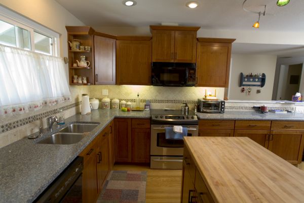 Cherry Cabinet Remodeling in Cypress